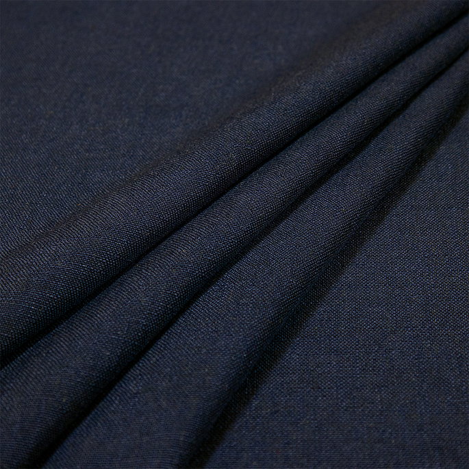 Everly Navy Luxe Linen Fabric image 2 of 3