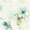Seabrook Designs Anemone Watercolor Floral Glacier Blue & Pear Wallpaper - Image 1