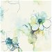 Seabrook Designs Anemone Watercolor Floral Glacier Blue &amp; Pear Wallpaper thumbnail image 1 of 2