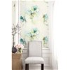 Seabrook Designs Anemone Watercolor Floral Glacier Blue & Pear Wallpaper - Image 2