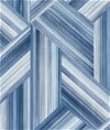 Seabrook Designs Geo Inlay Denim & Sky Blue Wallpaper