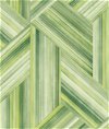 Seabrook Designs Geo Inlay Chartreuse & Basil Wallpaper
