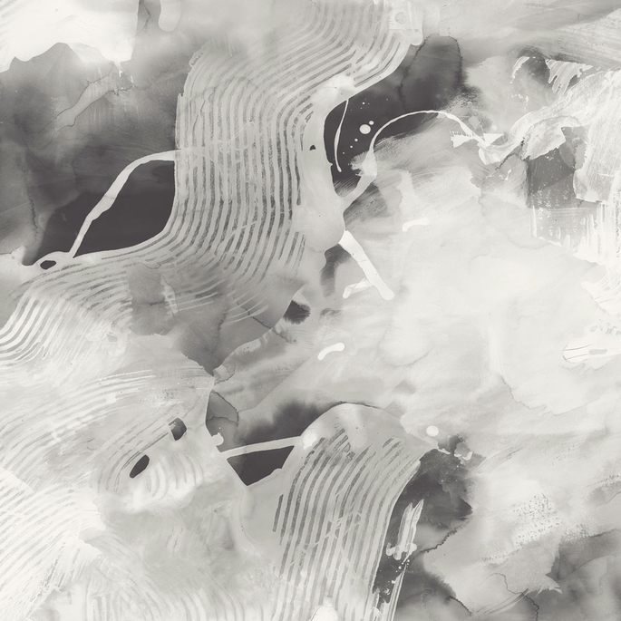 Seabrook Designs Notch Trowel Abstract Grayscale Wallpaper image 1 of 2