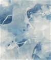 Seabrook Designs Notch Trowel Abstract Blue Lake & Frost Wallpaper