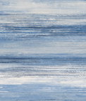 Seabrook Designs Sunset Stripes Moody Blue & Frost Wallpaper