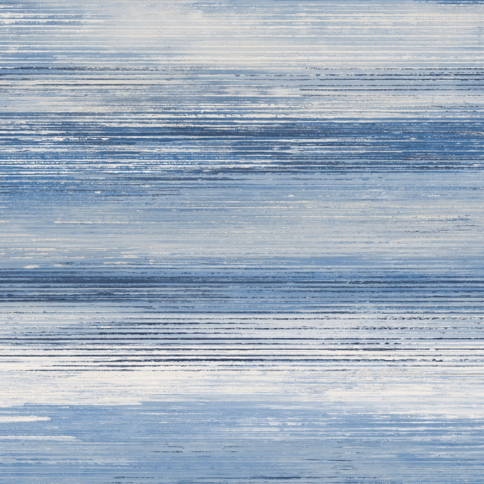 Seabrook Designs Sunset Stripes Moody Blue &amp; Frost Wallpaper image 1 of 2