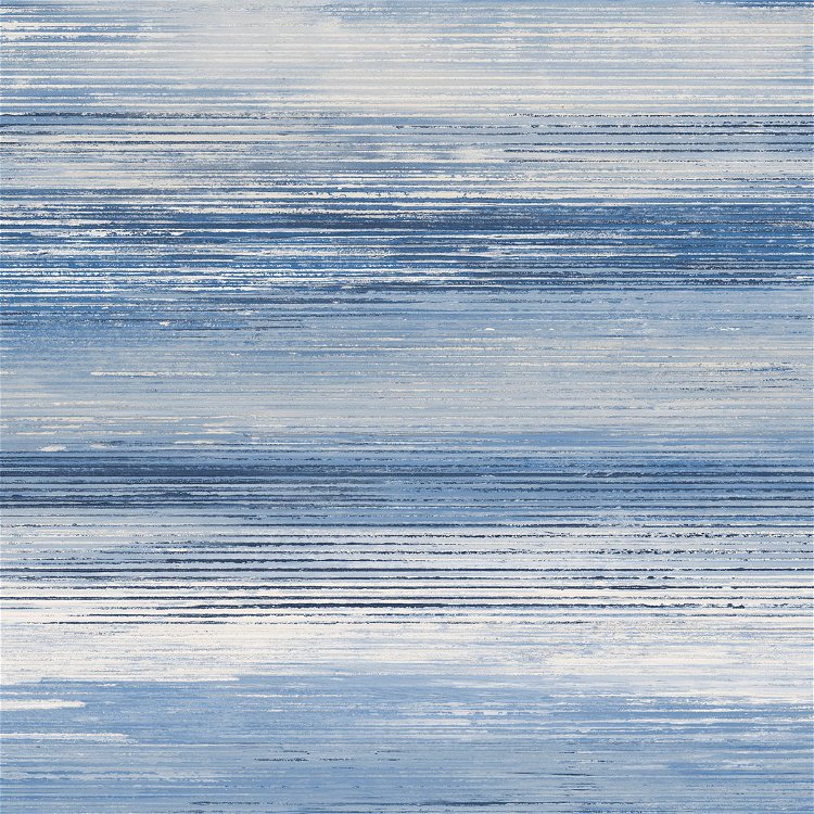 Seabrook Designs Sunset Stripes Moody Blue & Frost Wallpaper