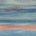 Seabrook Designs Sunset Stripes Blueberry & Vermillion Orange Wallpaper