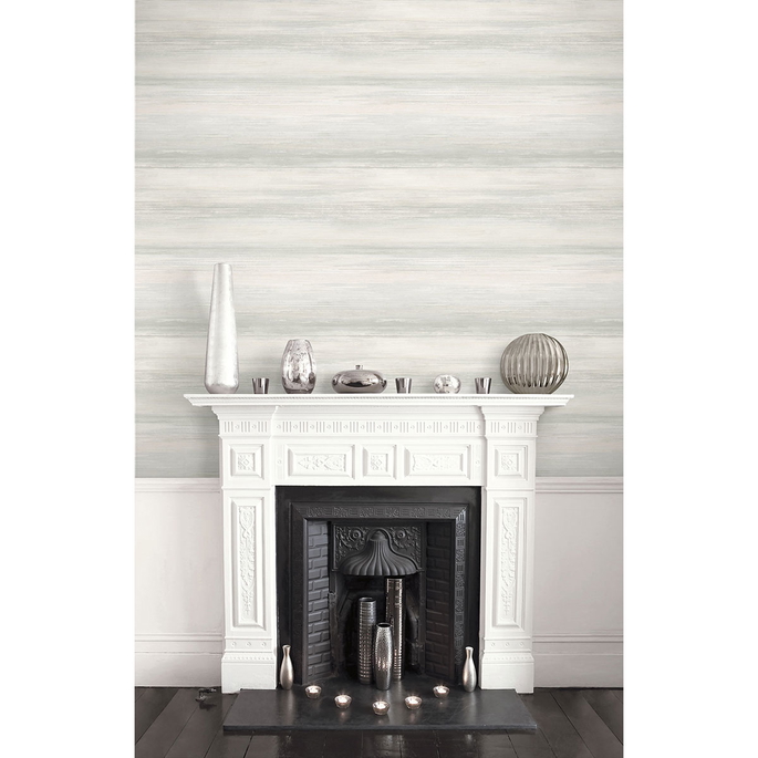 Seabrook Designs Sunset Stripes Winter Mist Wallpaper image 2 of 2