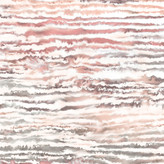 Seabrook Designs Watercolor Waves Smoked Peach Wallpaper image 1 of 2