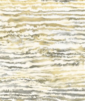 Seabrook Designs Watercolor Waves Golden Dusk Wallpaper