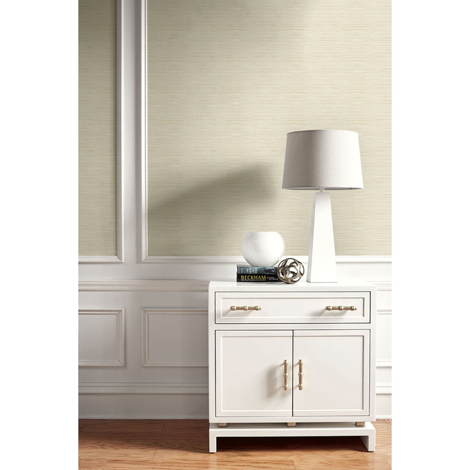 Seabrook Designs Toweling Faux Linen French Vanilla Wallpaper image 2 of 2
