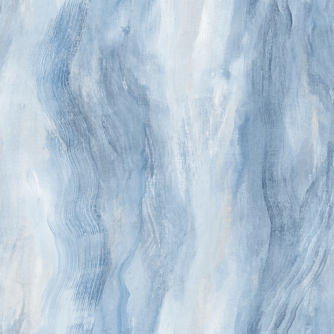 Seabrook Designs Smoke Texture Embossed Vinyl Blue Lake Wallpaper image 1 of 2