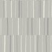 Seabrook Designs Block Lines Metallic Silver & Cove Gray Wallpaper