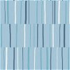 Seabrook Designs Block Lines Bluebird/Navy/Glacier White Wallpaper - Image 1