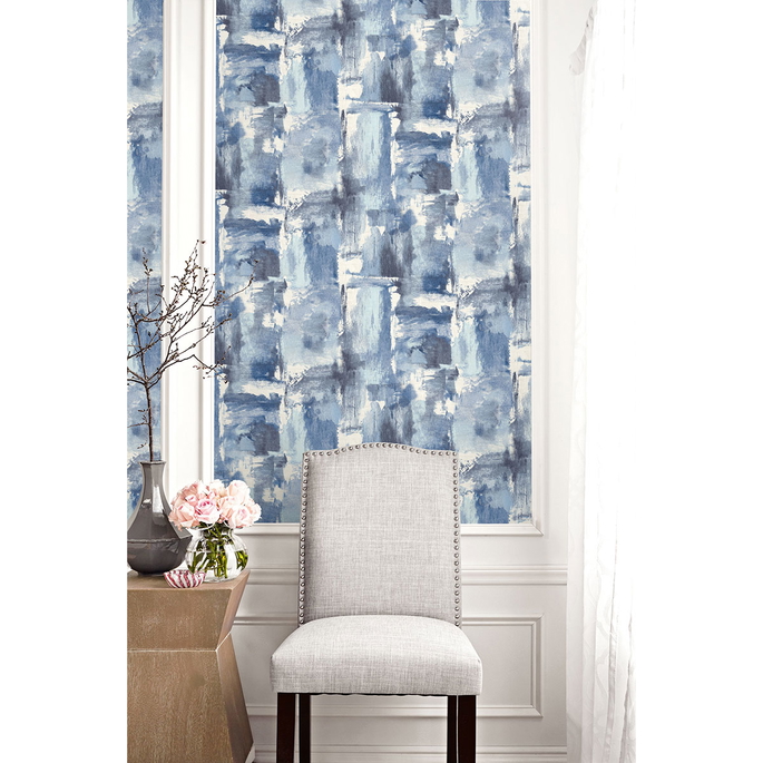 Seabrook Designs Dry Brush Faux Frozen Lake Wallpaper image 2 of 2