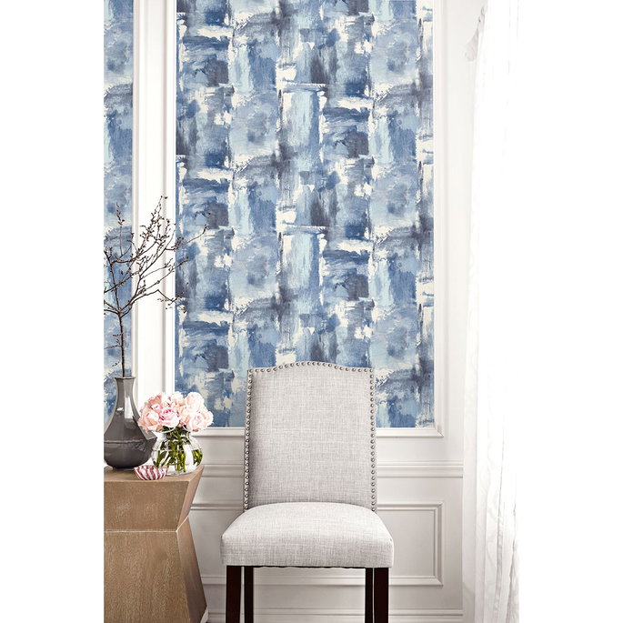 Seabrook Designs Dry Brush Faux Frozen Lake Wallpaper image 2 of 2