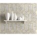 Seabrook Designs Geo Faux Silver Birch &amp; Metallic Gold Wallpaper thumbnail image 2 of 2