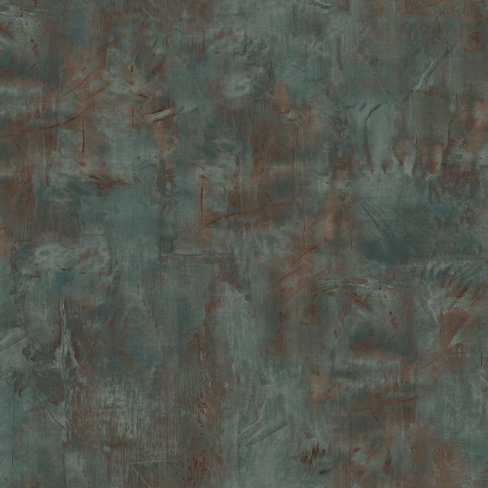 Seabrook Designs Rustic Stucco Faux Rust &amp; Forest Green Wallpaper image 1 of 2