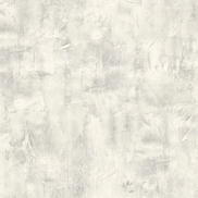 Seabrook Designs Rustic Stucco Faux Metallic Silver & Snowstorm Wallpaper