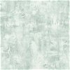 Seabrook Designs Rustic Stucco Faux Green Mist Wallpaper - Image 1