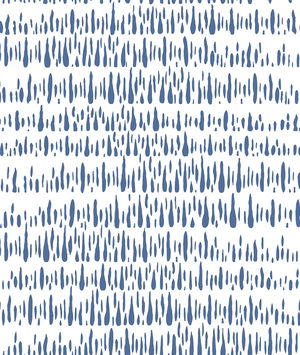 Seabrook Designs Brush Marks Navy & White Wallpaper