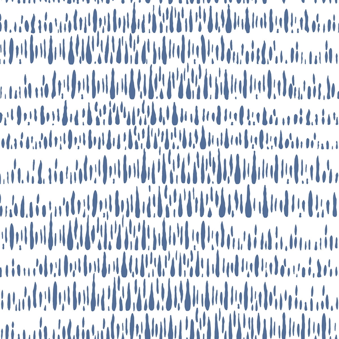 Seabrook Designs Brush Marks Navy &amp; White Wallpaper image 1 of 2