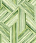 Seabrook Designs Geo Inlay Chartreuse & Basil Fabric