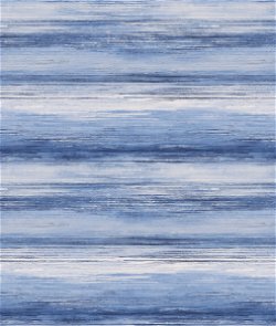 Seabrook Designs Sunset Stripes Moody Blue & Frost