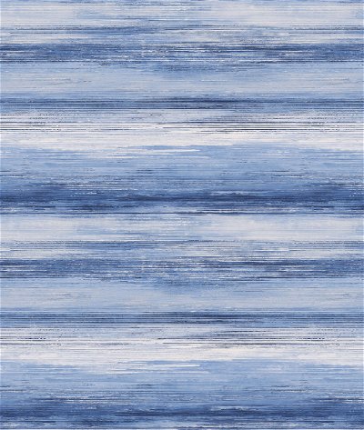 Seabrook Designs Sunset Stripes Moody Blue & Frost Fabric