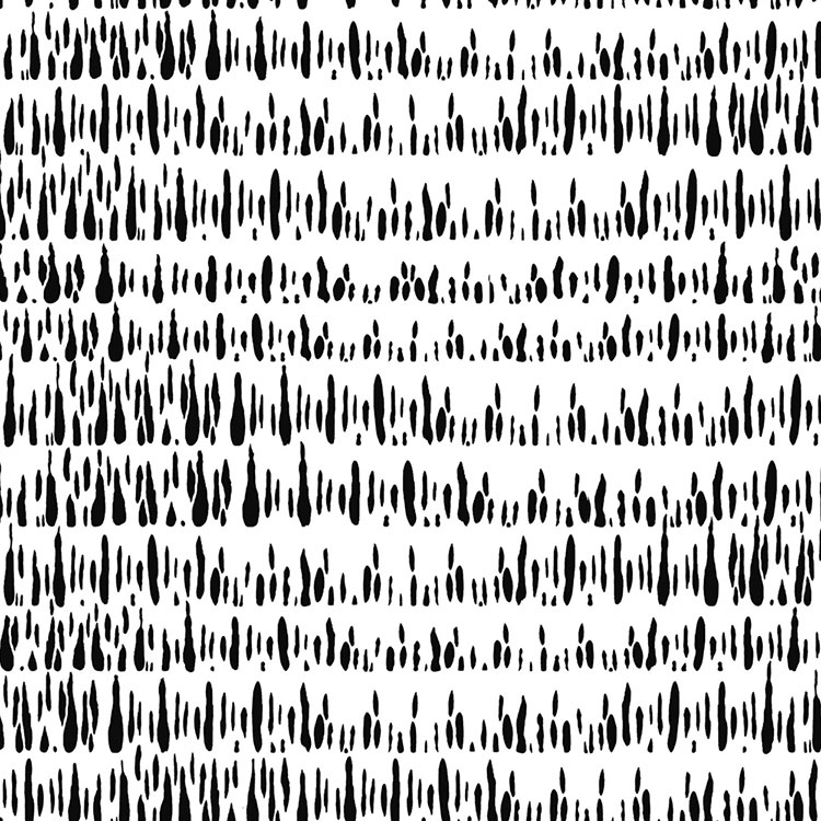 Seabrook Designs Brush Marks Black &amp; White Fabric