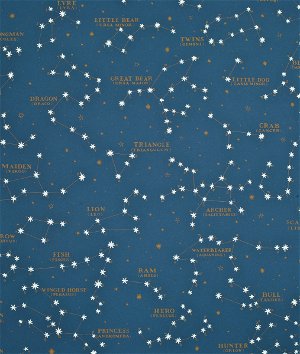 Ralph Lauren Collection Northern Hemisphere Midnight Blue Wallpaper