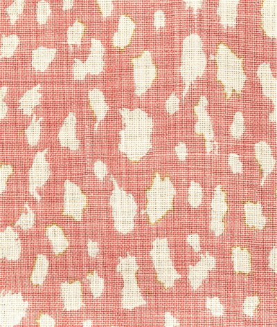 Kravet Lynx Dot Coral Fabric
