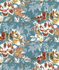 ABBEYSHEA Paris 32 Teal Mix Fabric