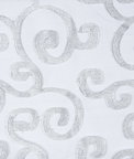 Eroica 110" Manhattan Sheer Silver Fabric
