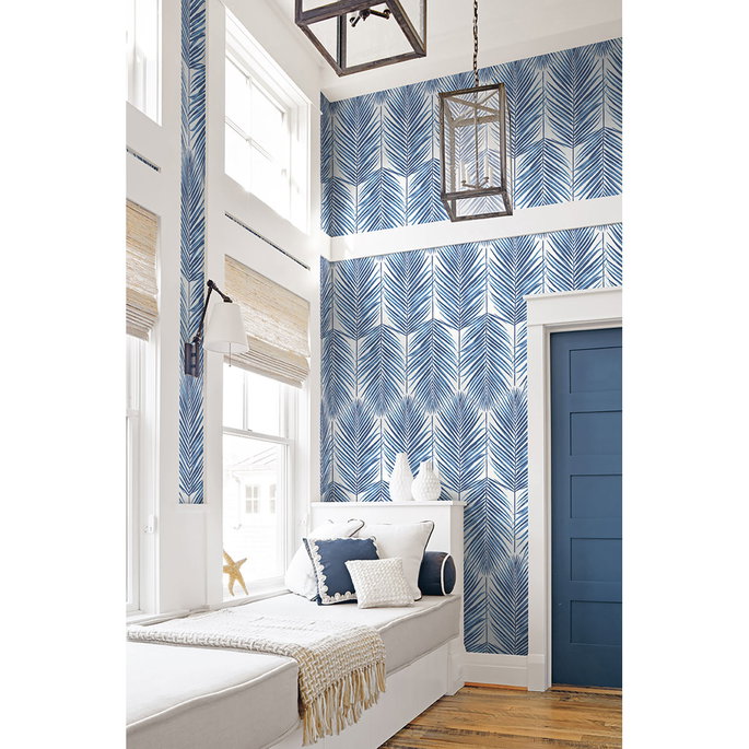 Seabrook Designs Paradise Coastal Blue Wallpaper image 2 of 2