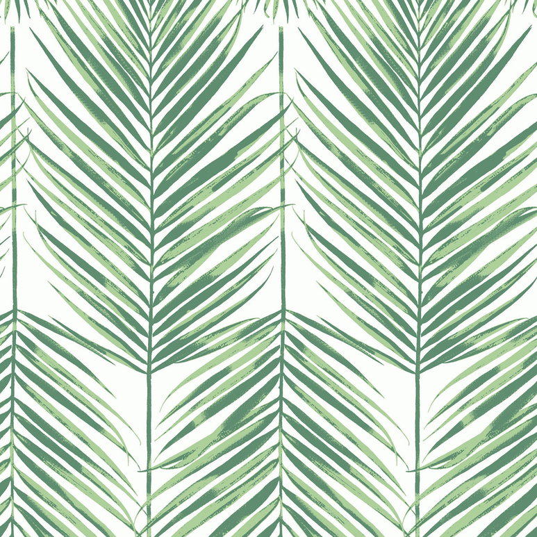 Seabrook Designs Paradise Greenery Wallpaper