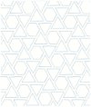 Seabrook Designs Sun Shapes Blue Oasis Wallpaper