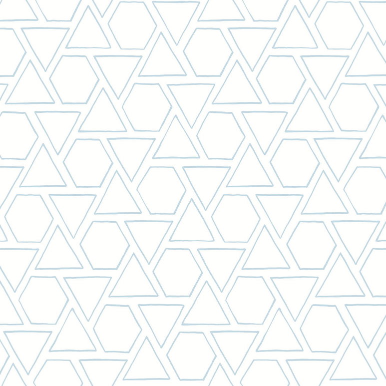 Seabrook Designs Sun Shapes Blue Oasis Wallpaper