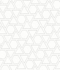 Seabrook Designs Sun Shapes Daydream Gray Wallpaper