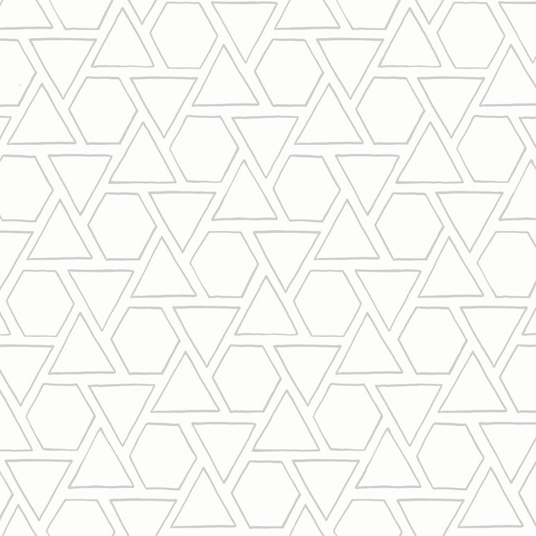 Seabrook Designs Sun Shapes Daydream Gray Wallpaper