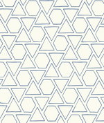 Seabrook Designs Sun Shapes Coastal Blue Wallpaper