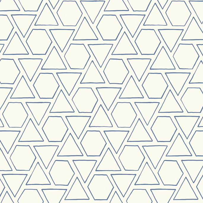 Seabrook Designs Sun Shapes Coastal Blue Wallpaper image 1 of 2