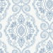 Seabrook Designs Nautical Damask Coastal Blue Wallpaper