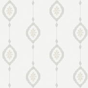 Seabrook Designs Sand Dollar Stripe Black Sands Wallpaper