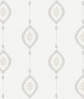 Seabrook Designs Sand Dollar Stripe Black Sands Wallpaper