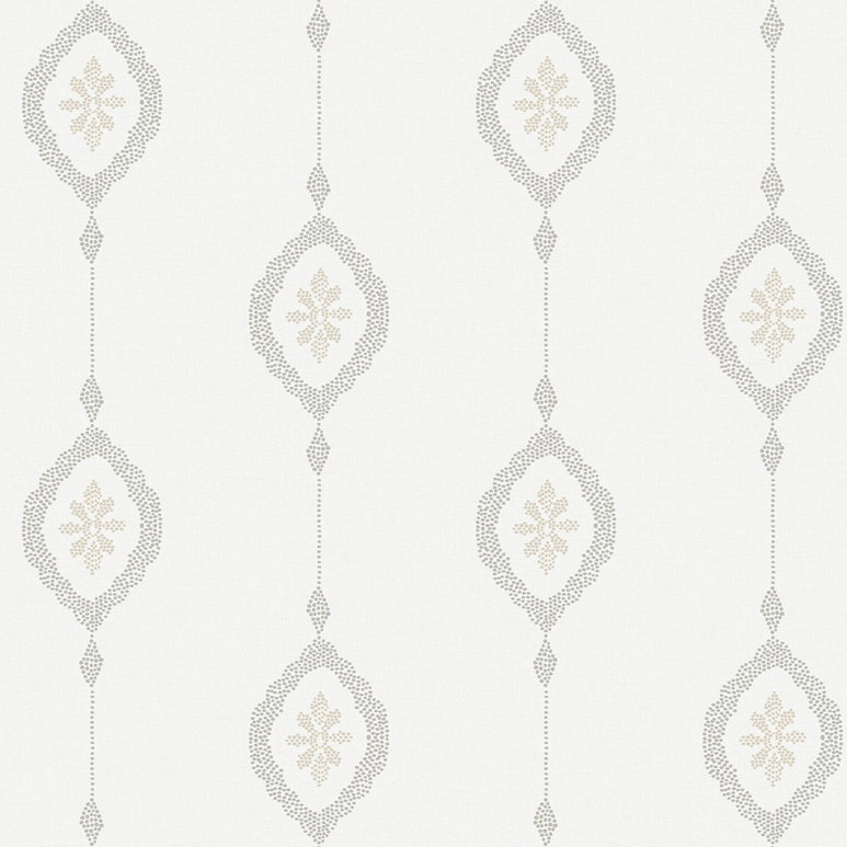 Seabrook Designs Sand Dollar Stripe Black Sands Wallpaper