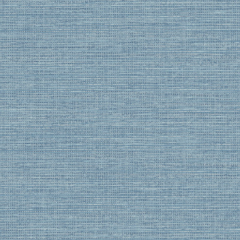 Seabrook Designs Beachgrass Coastal Blue Wallpaper