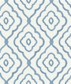 Seabrook Designs Seaside Ogee Blue Oasis Wallpaper