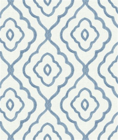 Seabrook Designs Seaside Ogee Blue Oasis Wallpaper